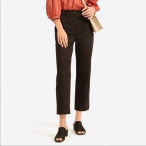 Everlane High Rise Ankle Crop Straight Leg Pants 4
